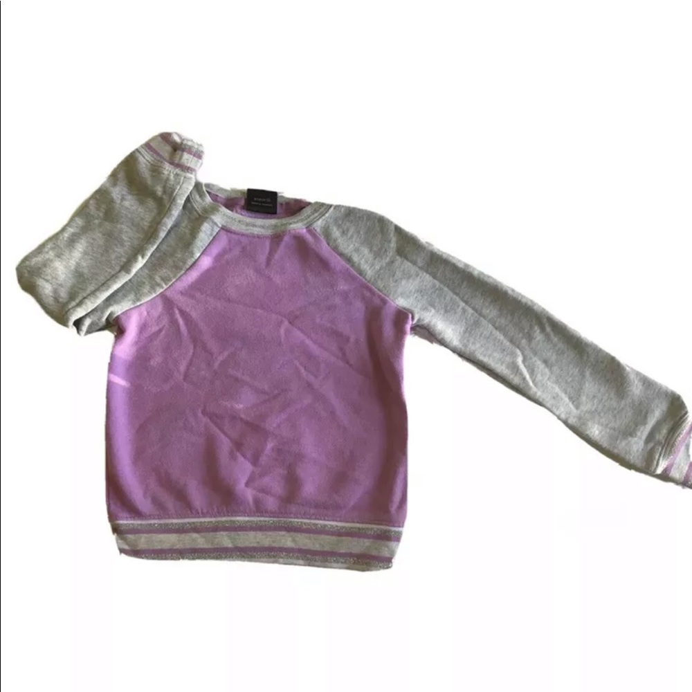 Athletic Works Girls Purple Sweater Size 4 5